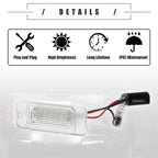 2X LED License Plate Light for Mercedes-Benz GL550 (2008–2012) No.A2518200066