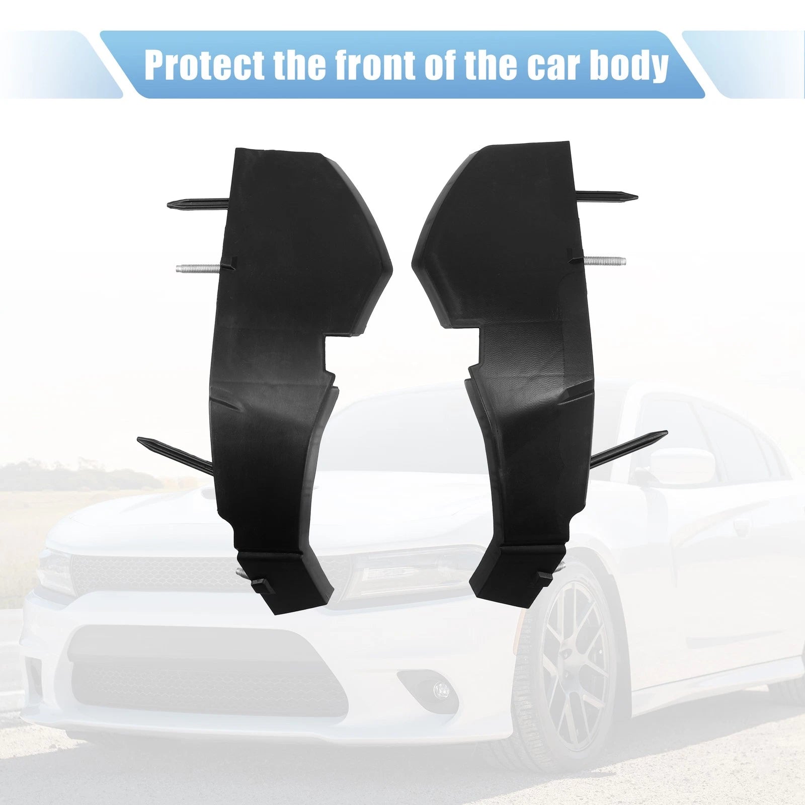 Front Bumper Support Brackets Cover Kit 68375013AA for Dodge Challenger (2015–2021)