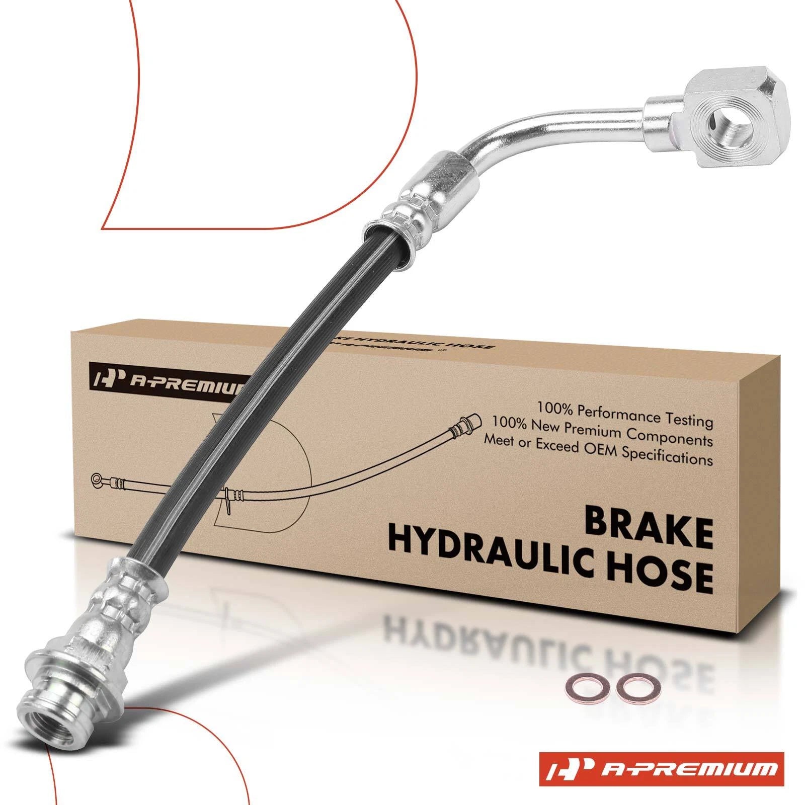 Rear Outer Brake Hydraulic Hose for Chevrolet Impala Caprice (1994–1996)