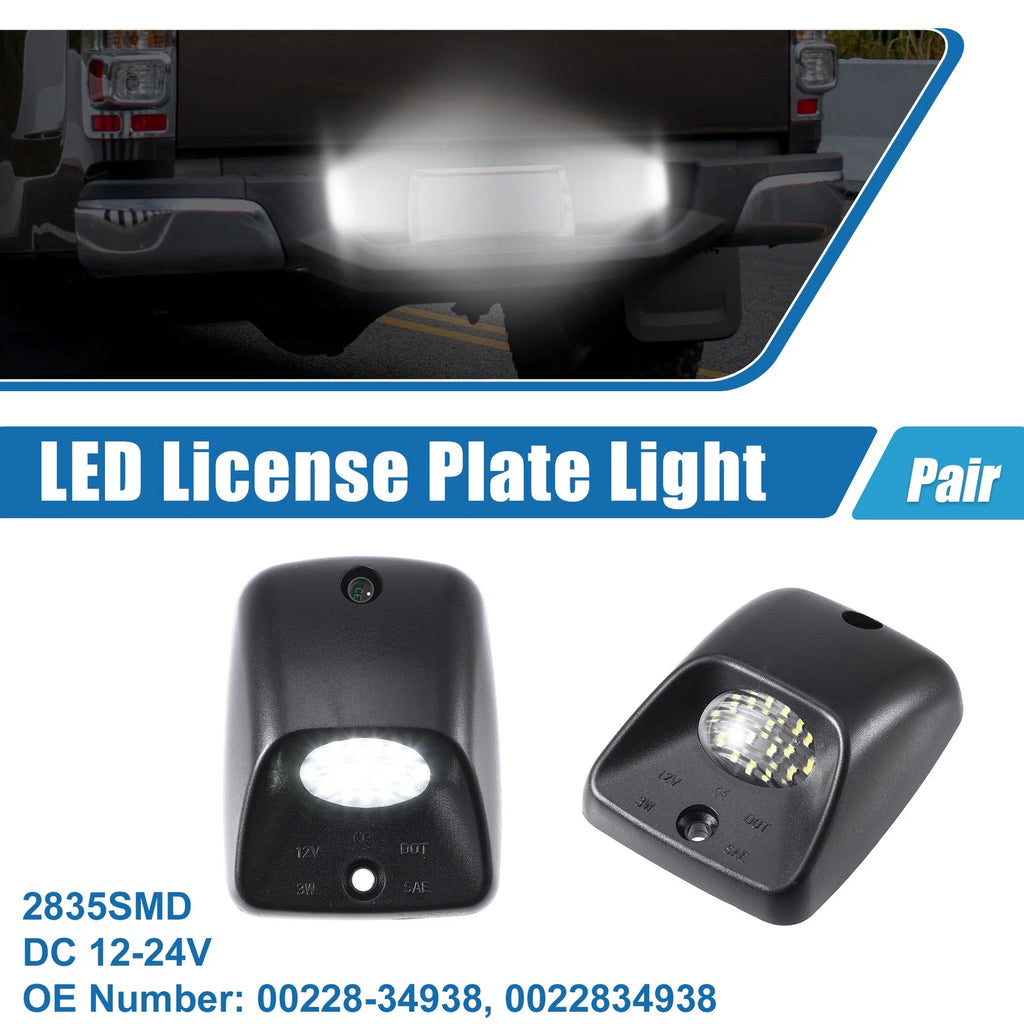 1 Pair White LED License Plate Light Assembly 00228-34938 2835SMD for Toyota 