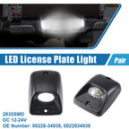 1 Pair White LED License Plate Light Assembly 00228-34938 2835SMD for Toyota 