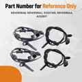 4PC ABS Wheel Speed Sensor for Jeep Cherokee (2014–2020)