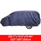 Universal Big Size Dust Rain Resistant Protector for Cars (206.7" L)