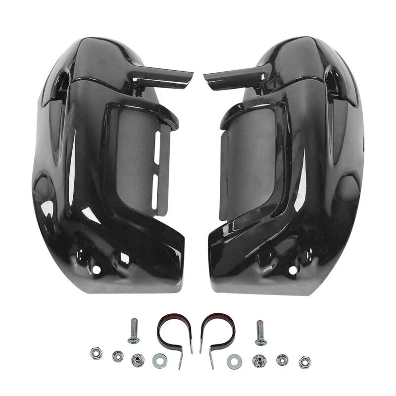 Lower Vented Leg Fairings Speaker Boxes Pods for Harley FLT FLHT FLHTCU FLHRC (1998–2023)