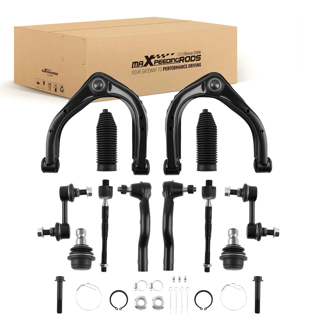 Front Control Arm Tie Rod Kit for Infiniti QX56 Nissan Armada Titan (2004–2015)