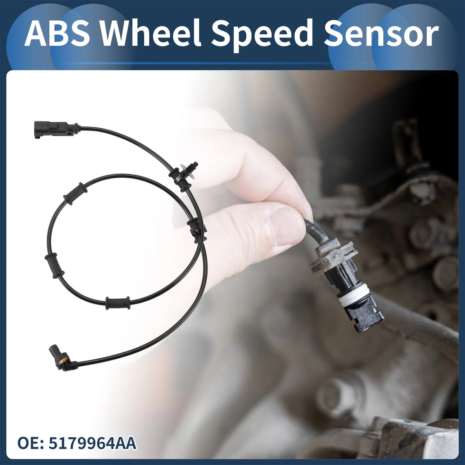 ABS Wheel Speed Sensor No. 5179964AA for Dodge Ram 1500 (2006–2007)