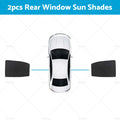 2X Rear Window Sun Shade for Holden Colorado RG (2012–2020)
