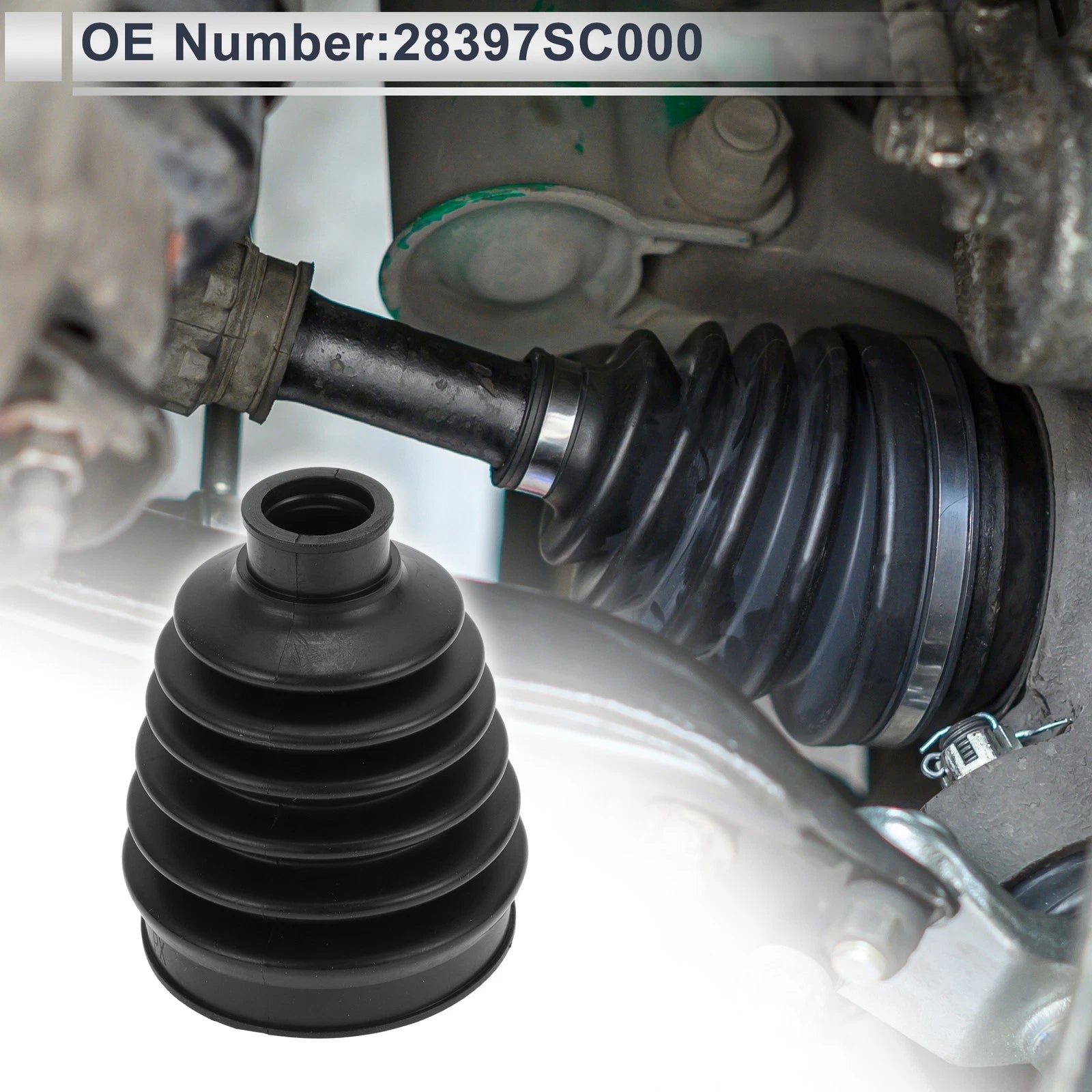 Inner CV Joint Boot Kit with Clamps for Subaru Crosstrek (2013)
