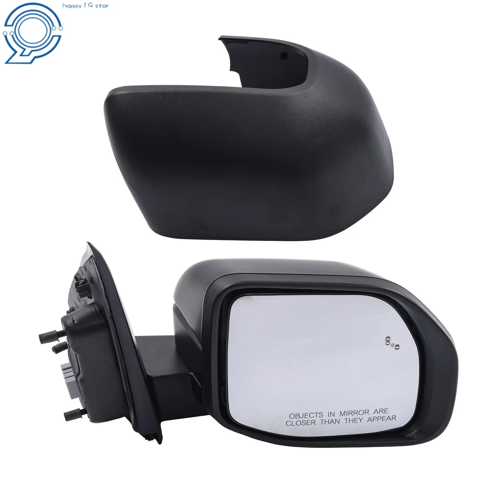 Passenger Right Side Mirror Matte Black for Ford Maverick (2022–2024) FO1321741