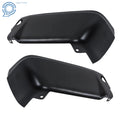 Set of 2 Black Rear Step Bumpers for Ford F250 F350 (2008–2016)