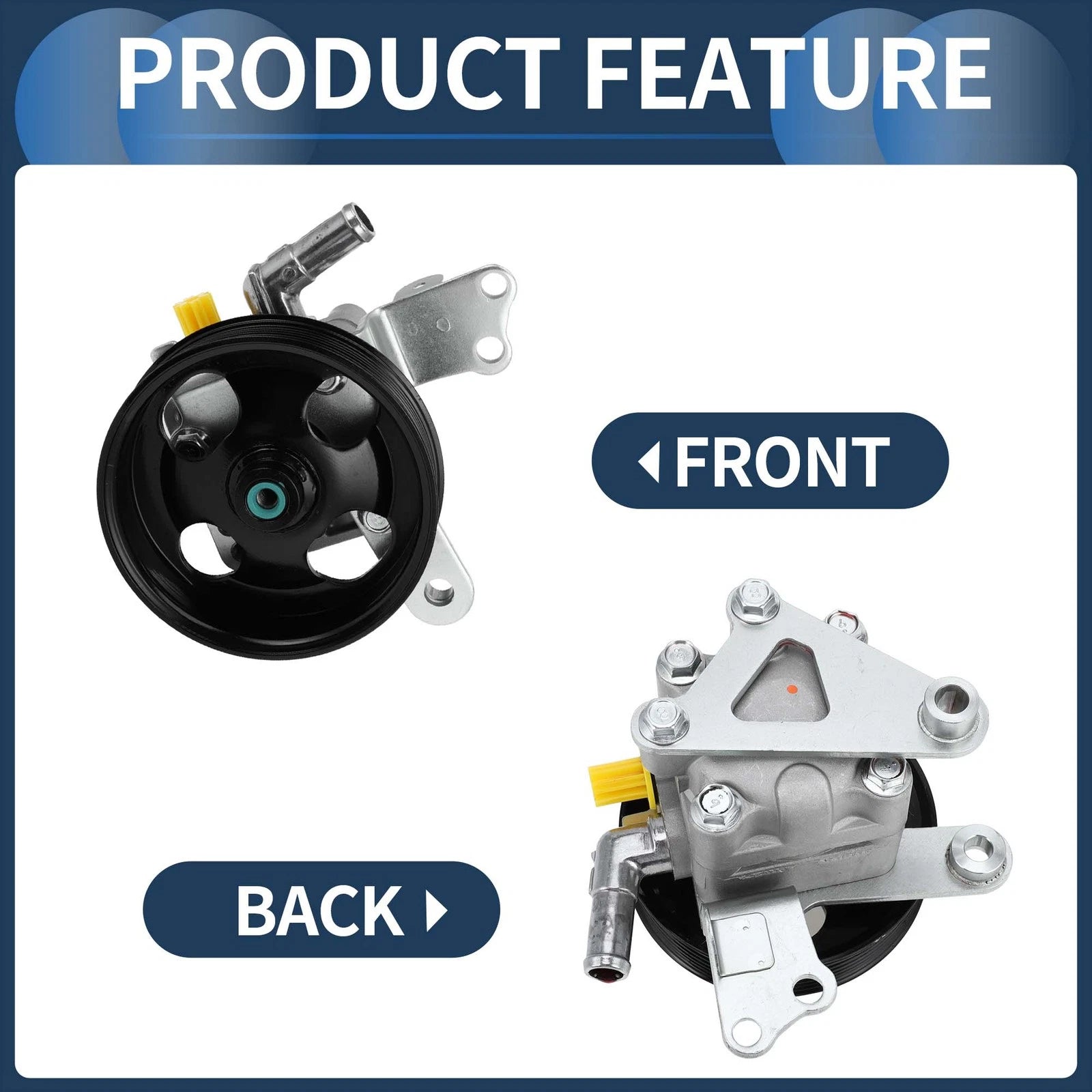 Power Steering Pump with Pulley for Nissan Altima (2007–2012) No. 491101AA0A