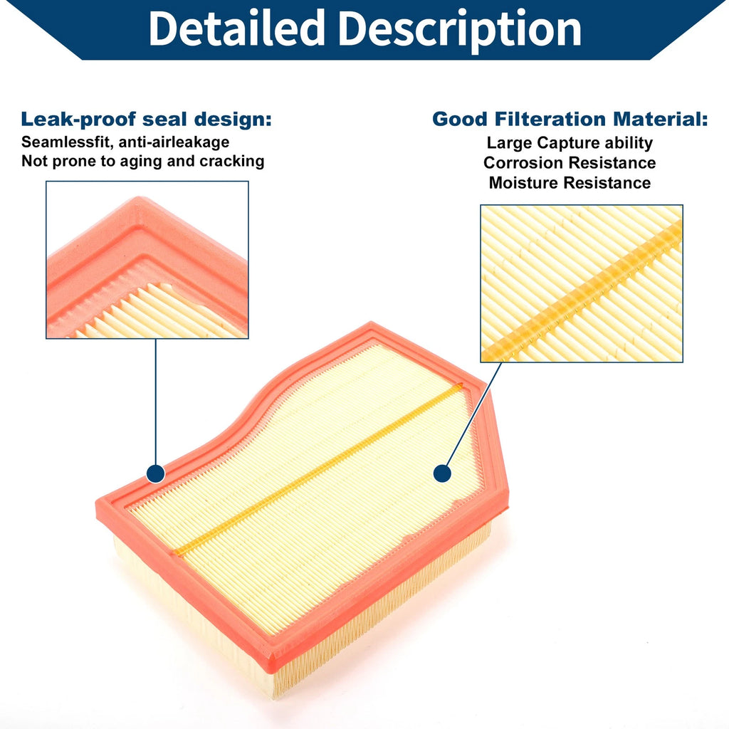 Engine Air Filter No. 6540940204 for Mercedes-Benz GLB247 GLB200d (2019)