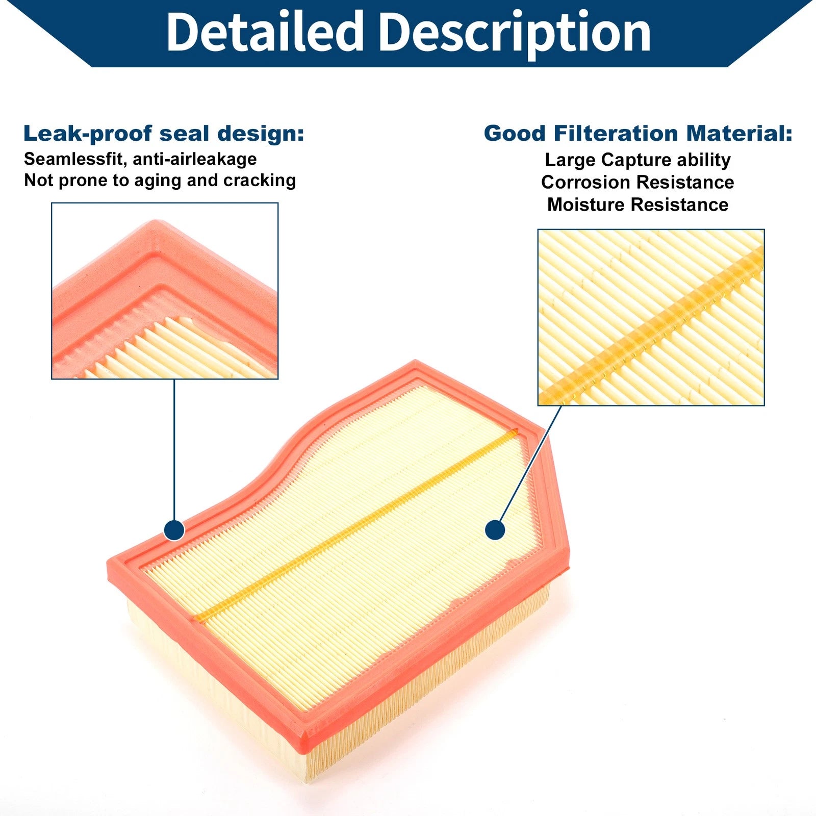 Engine Air Filter No. 6540940204 for Mercedes-Benz GLB247 GLB200d (2019)