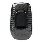 Carbon Fiber Key Fob Case Cover for Toyota Alphard RAV4 Hilux (2016–2023)