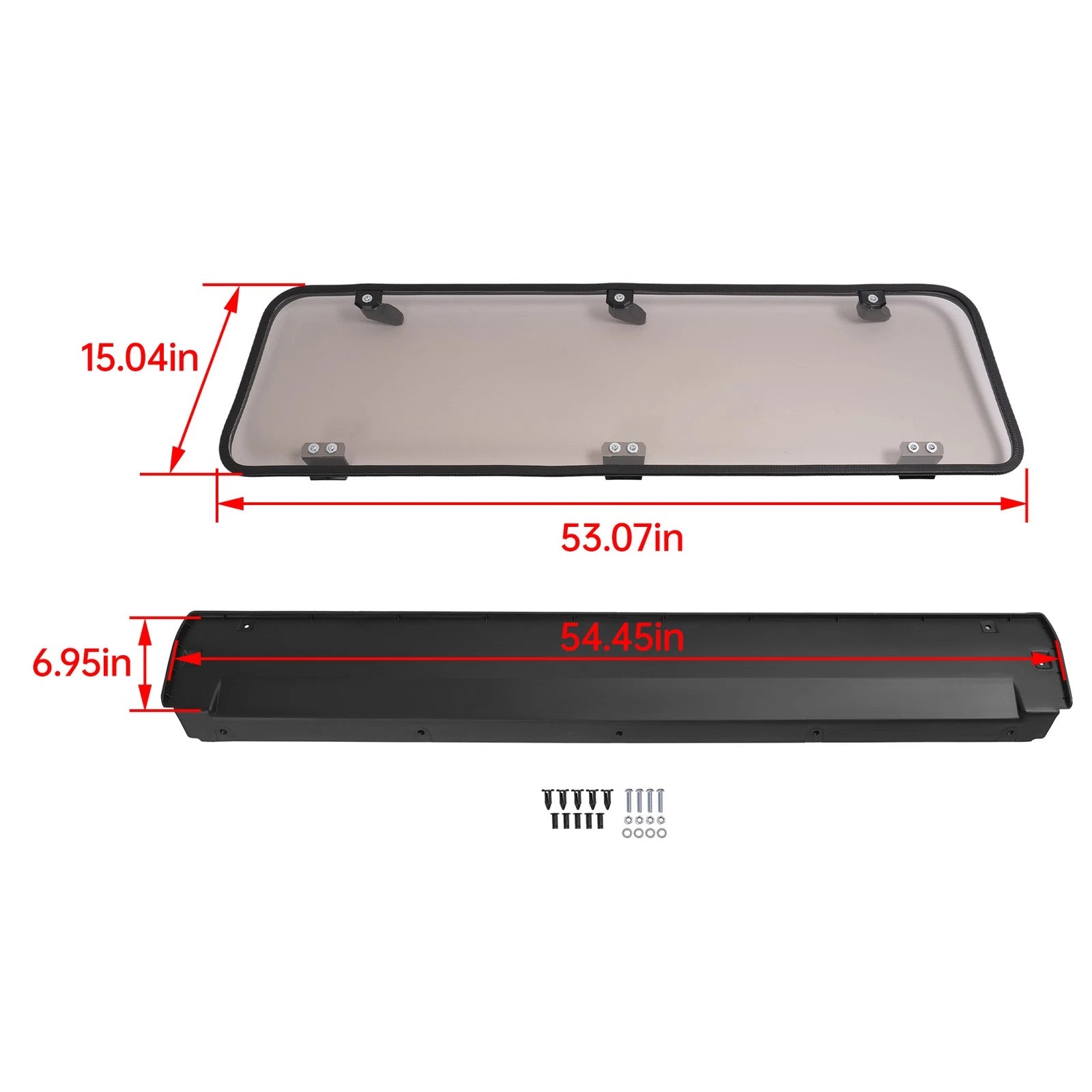 Tinted Rear Windshield for Polaris General 1000 XP 4 2016–2025