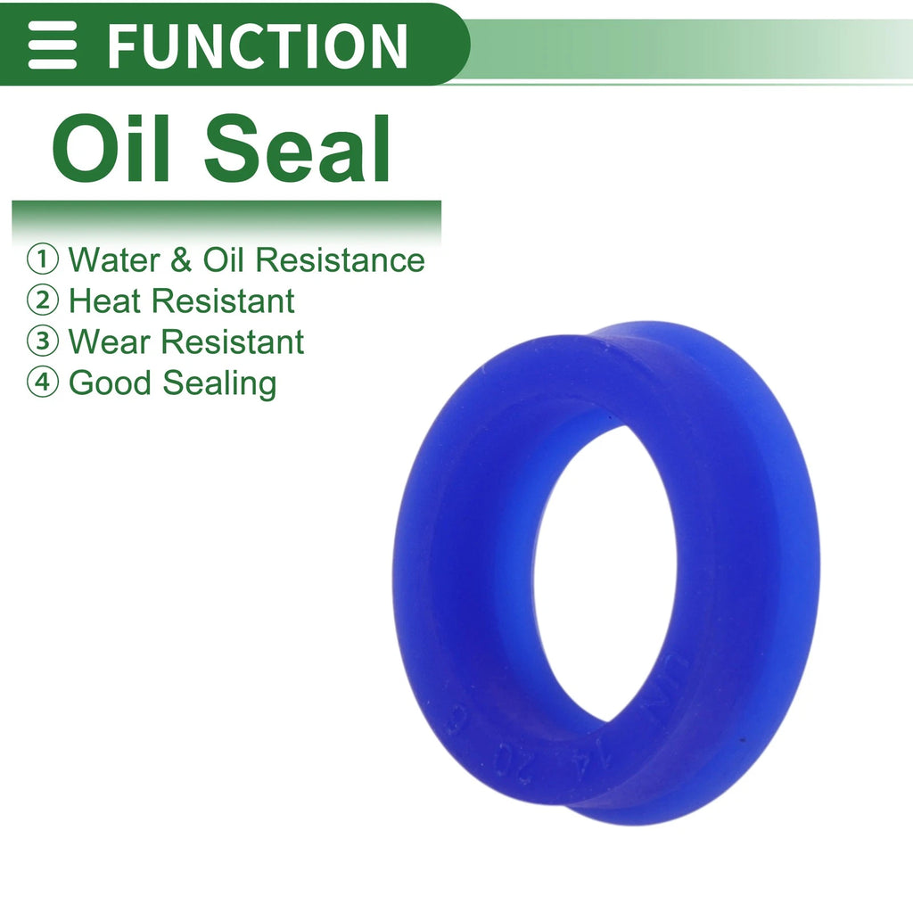 Set of 10 Oil Seal Rotary Shaft Seal 14x20x6mm for Various Models