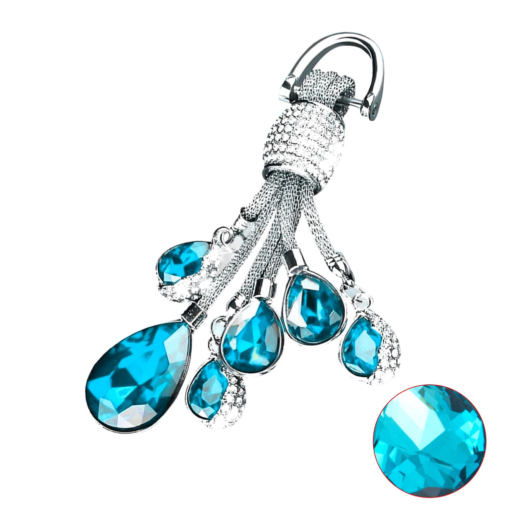 Bling Keychain Key Holder Ring Crystal Rhinestone for Honda (2019–2024)