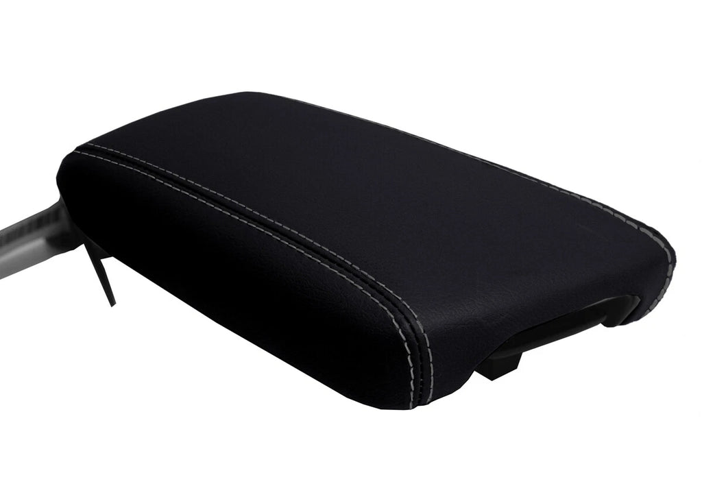 Center Console Lid Armrest Cover for Kia Niro (2017–2020) Gray Stitch