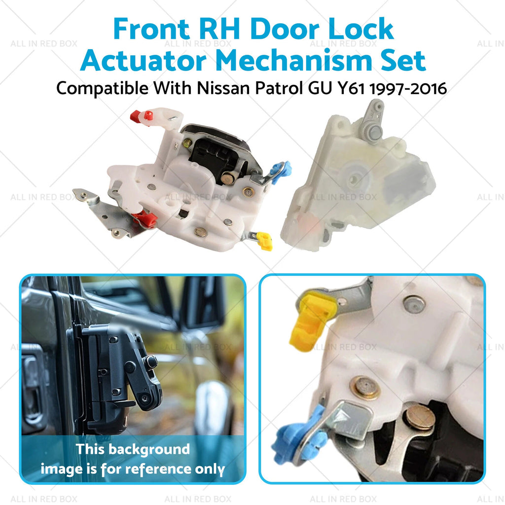 Door Lock Actuator Mechanism Set for Nissan Patrol GU Y61 (1997–2016)