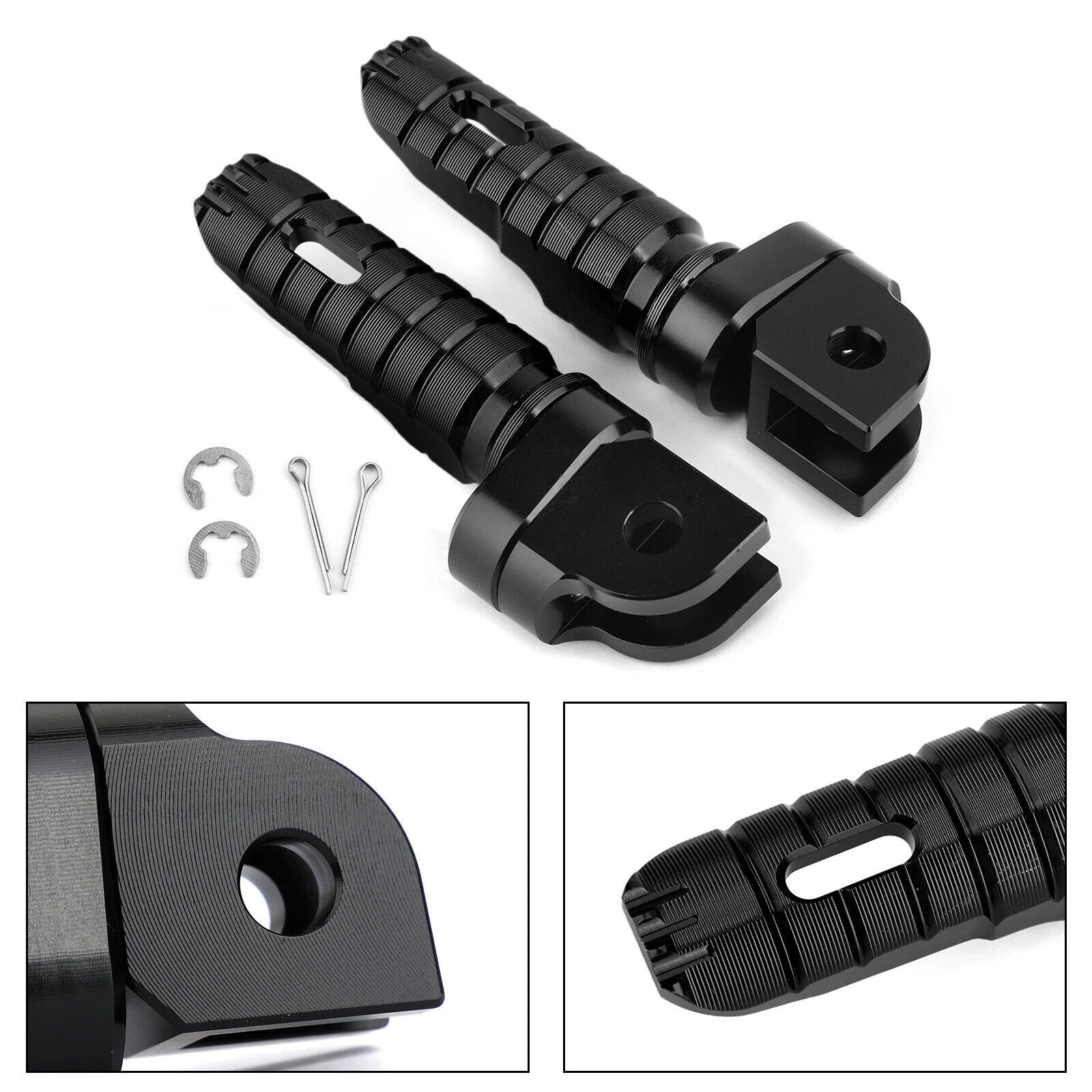 Front Footrests Foot Pegs for Honda CB125R CBR250RR CBR1000RR CB600F CB1100/RS (2018–2023)