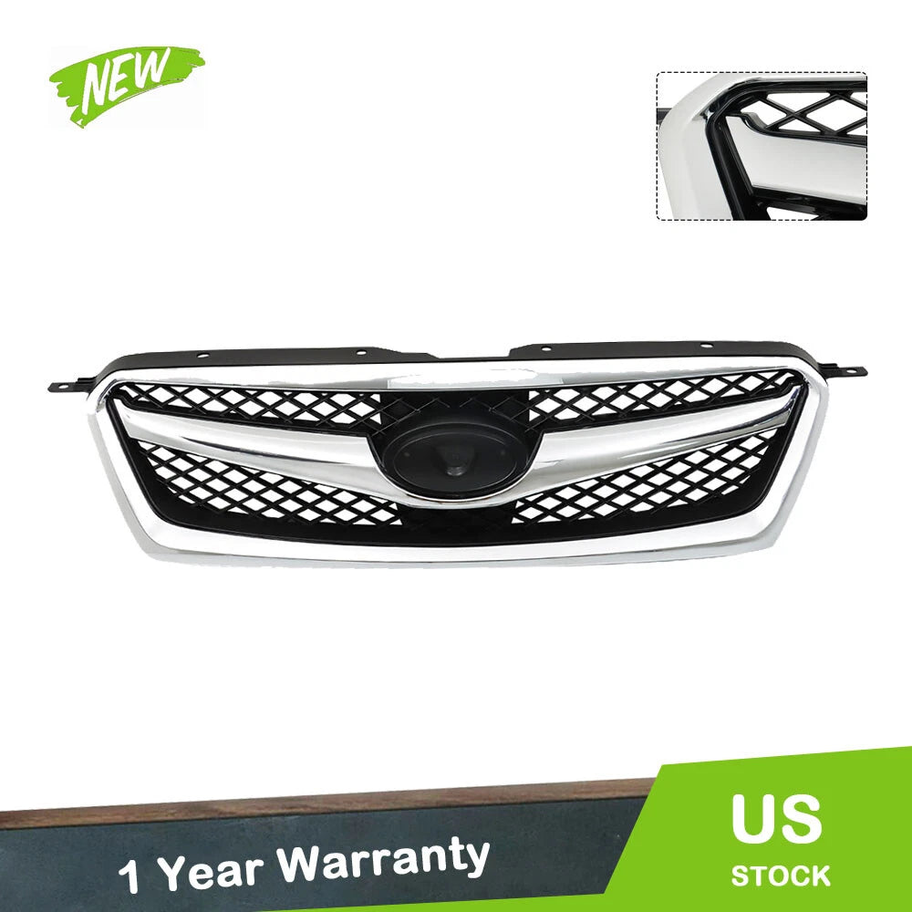 Chrome Grille Shell with Black Insert for Subaru Legacy (2010–2012)