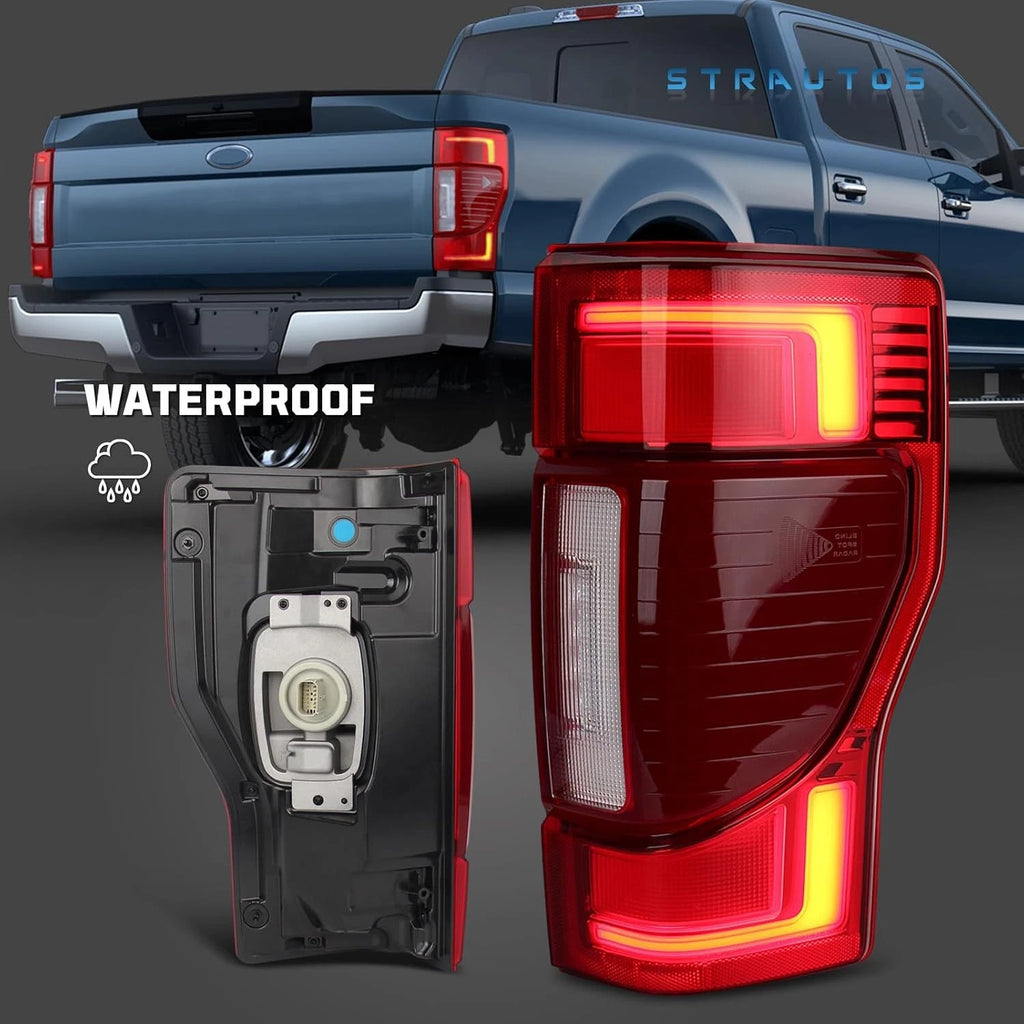 LED Tail Light w/ BLIS for Ford F250 F-350 Super Duty (2020–2022) Right