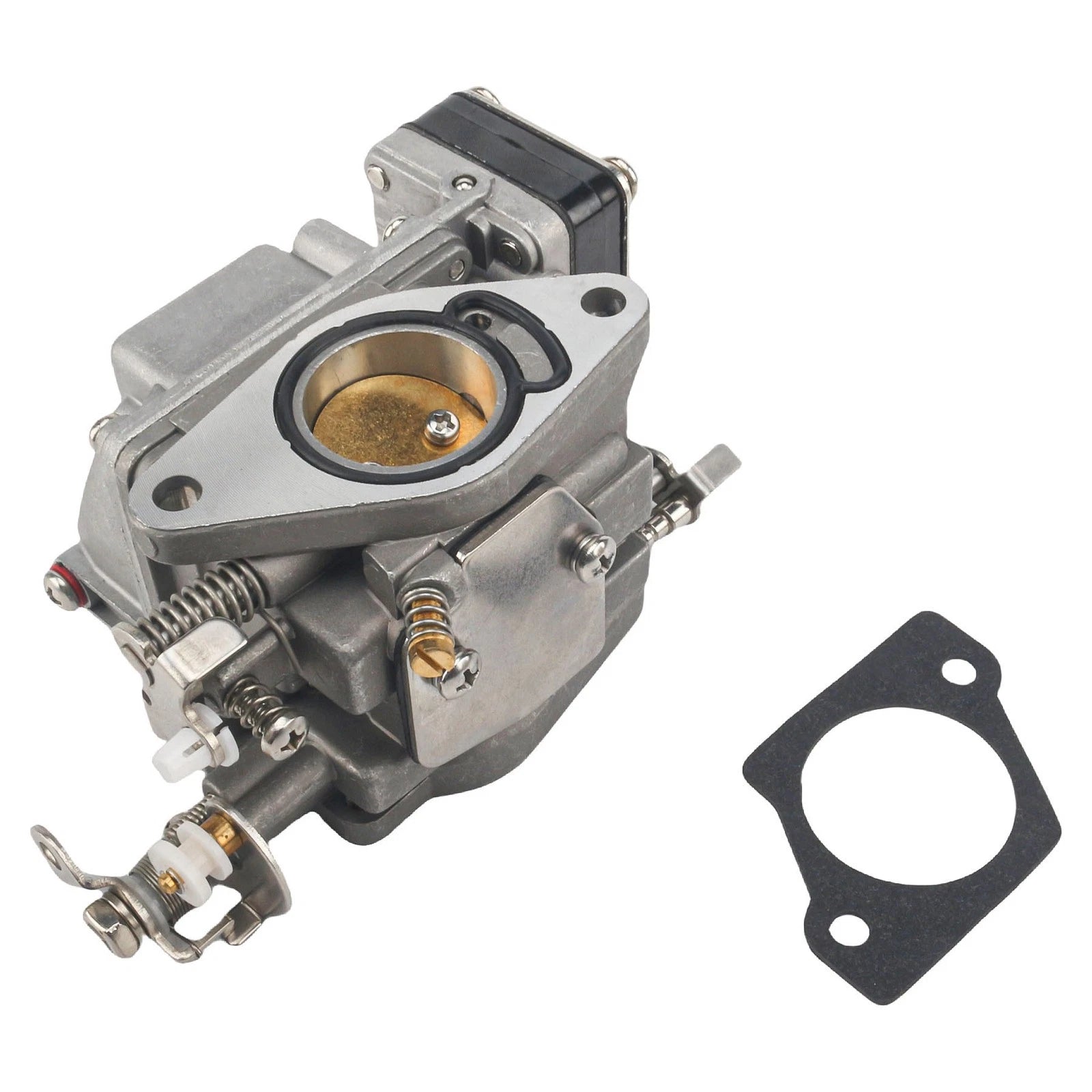 Carburetor & Gasket for 9.9HP 15HP 18HP Outboard Motor (3303-803687A1)