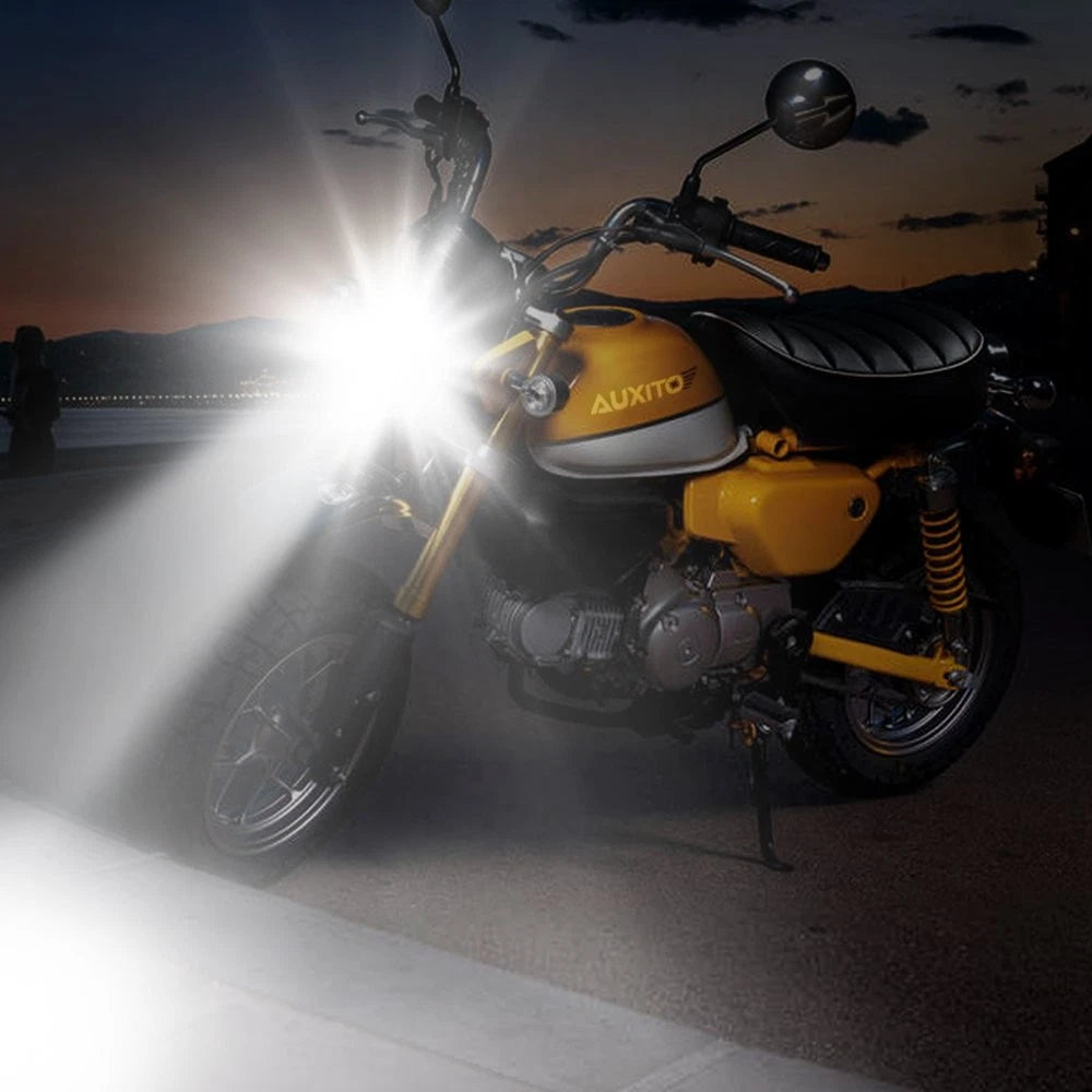 H4 9003 LED Headlight Bulb for Motorcycle (High/Low Beam, 6500K)