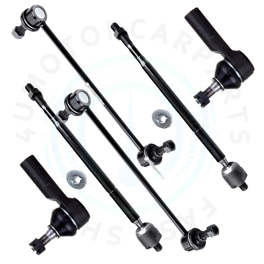 6X Front Sway Bar Tie Rod Ends for Toyota Matrix (2003–2008)