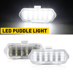 2X LED Side Mirror Puddle Lights 6000K for Silverado Suburban Tahoe Sierra Yukon (2014–2023)