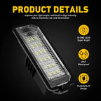 LED License Plate Lights for Porsche Cayenne Boxster Cayman Carrera (2003–2020)