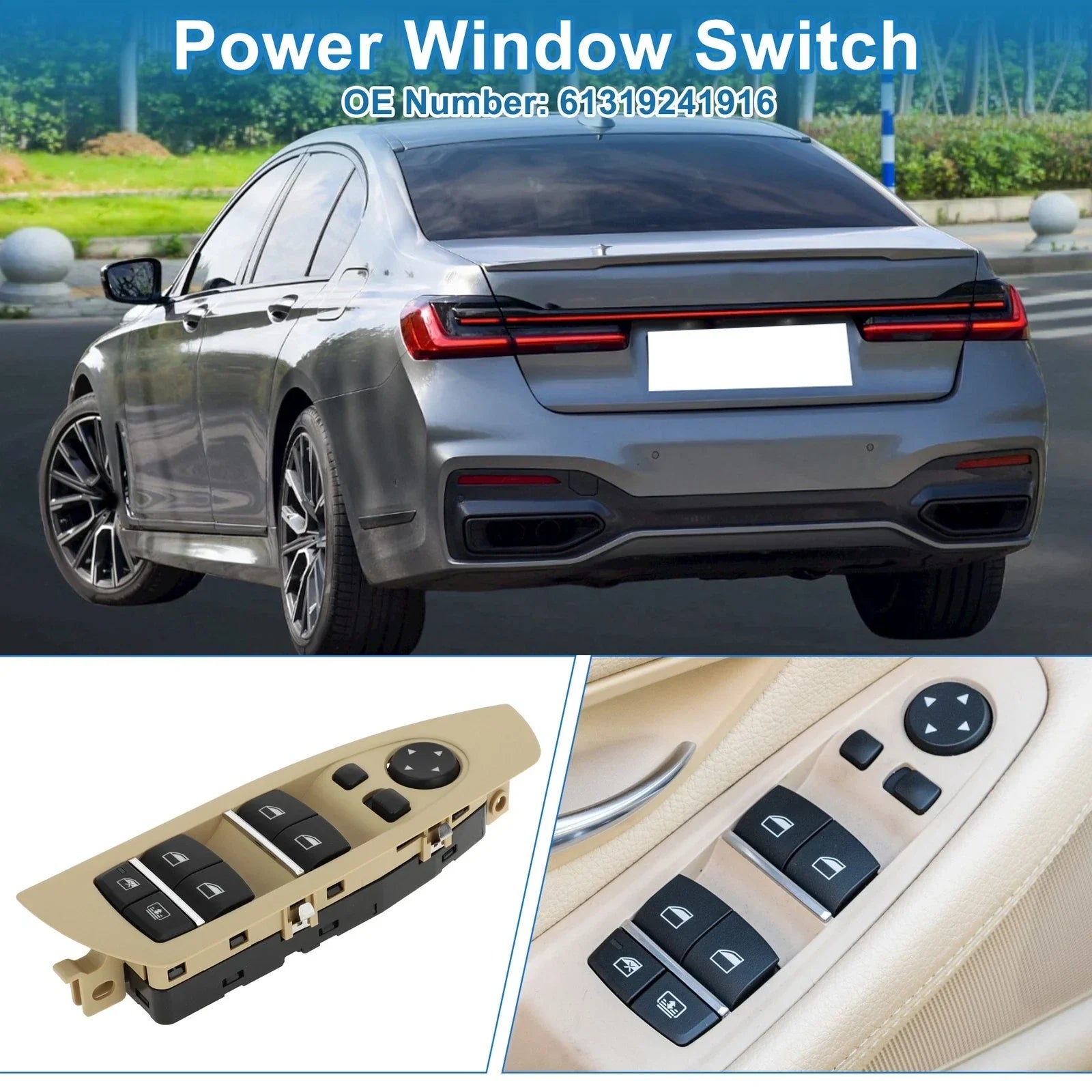 Power Window Switch for BMW 740i (2013-2015)