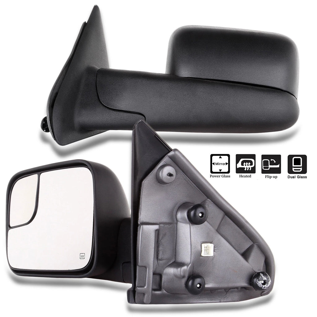 Power Heated Towing Mirrors for Dodge Ram 1500 2002–2008, 2500 3500 2003–2009