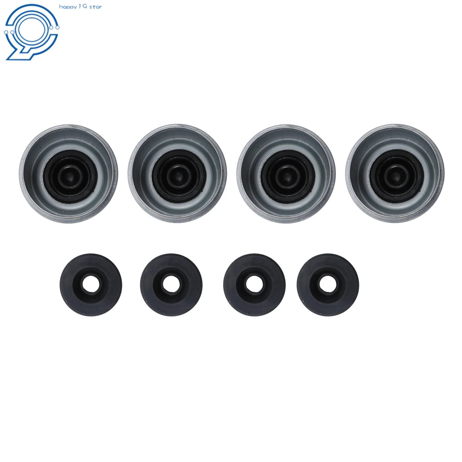 Set of 2 Trailer Hub Kits for 2000 lbs Axle (5 on 4.5")