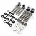 Sissy Bar Docking Hardware Kit Chrome for Harley Softail (1984–1999)
