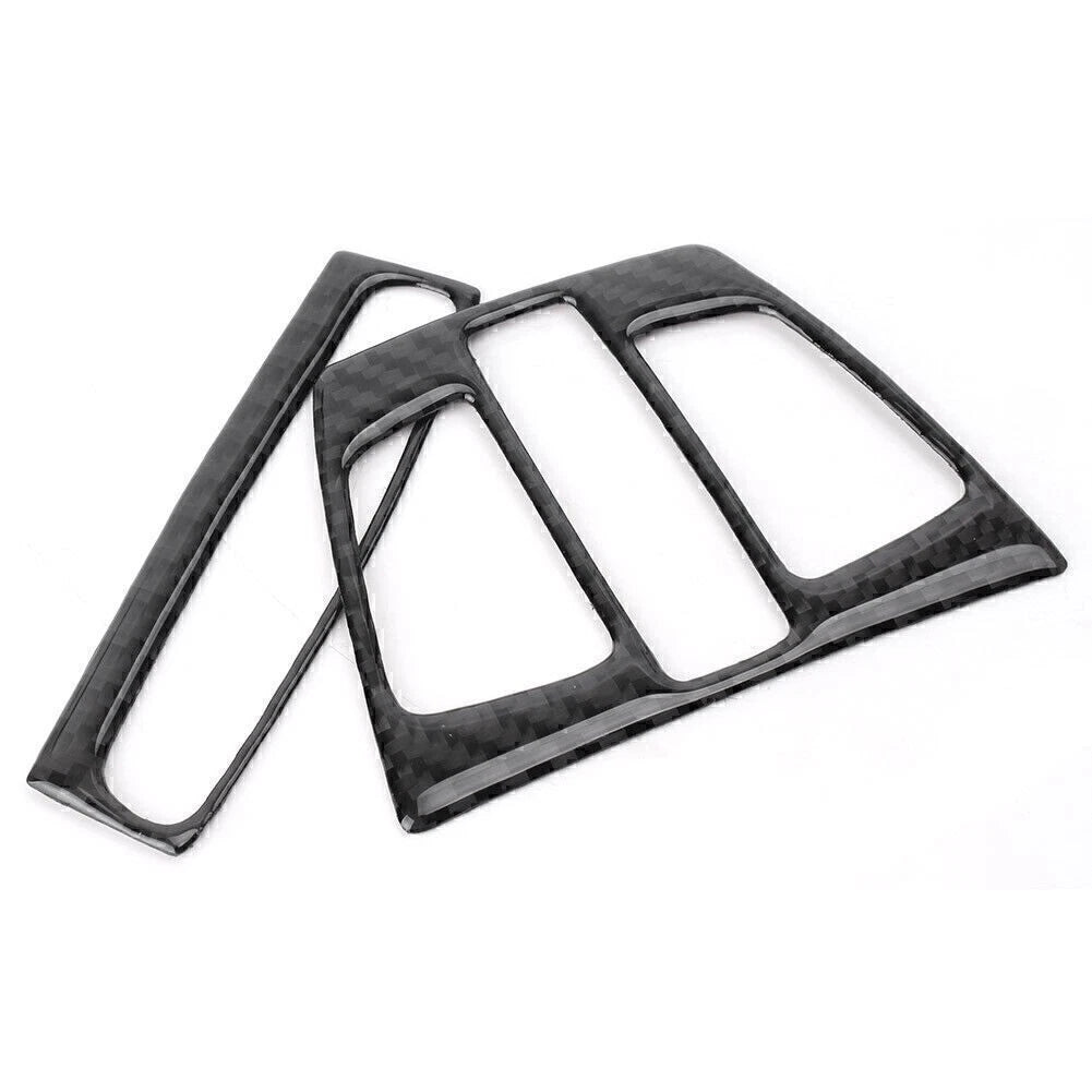 2X Carbon Fiber Reading Light Cover Trim for BMW X1 X5 X6 F20 F30 F32 F34