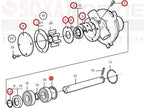Sea Water Pump Repair Kit for Volvo Penta MD 2001-2003 (21951368)