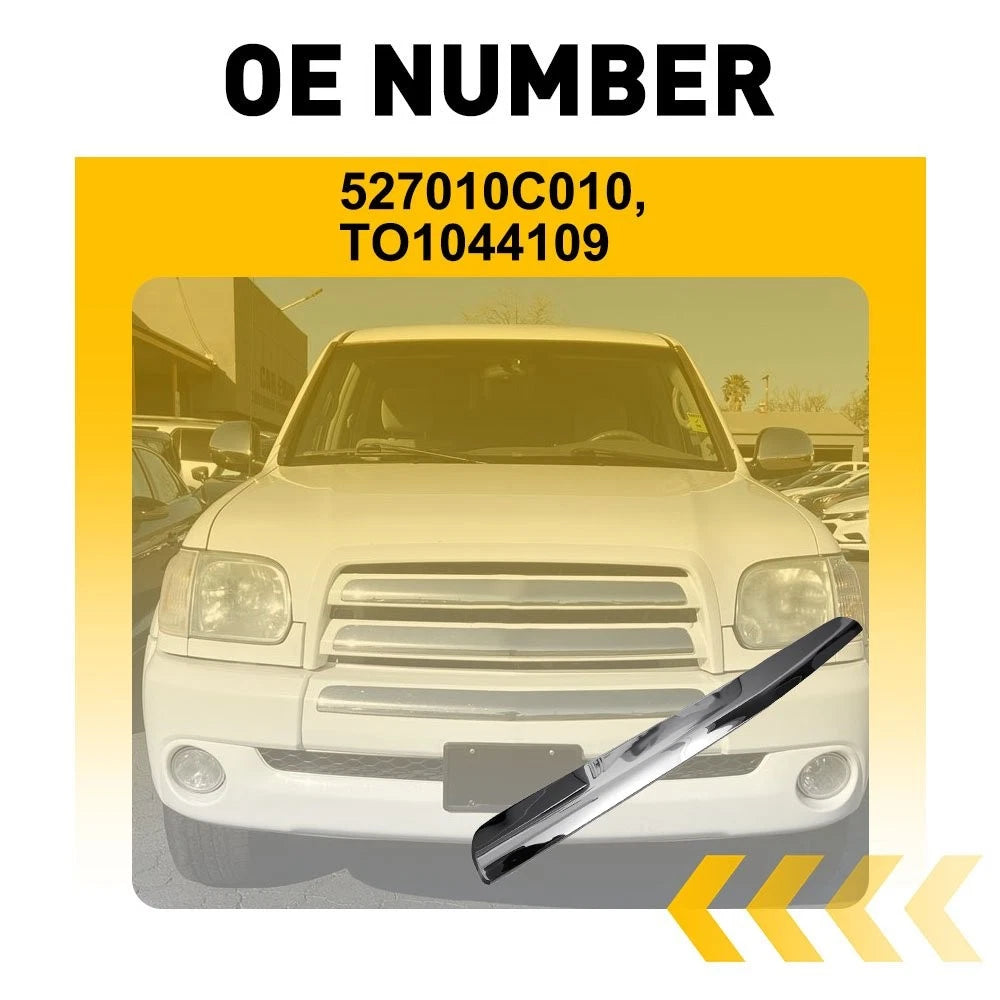 2X Front Bumper Trim Molding Chrome for Toyota Tundra (2000–2006)