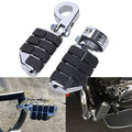 Chrome Highway Foot Pegs for Harley Touring Dyna (2014–2023)