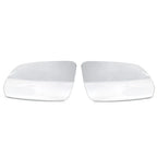 Pair Chrome Heated Door Side Mirror Glass for Skoda Octavia 1Z (2004–2008)