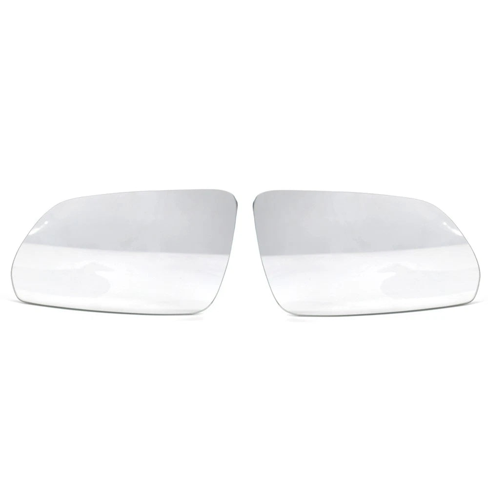 Pair Chrome Heated Door Side Mirror Glass for Skoda Octavia 1Z (2004–2008)