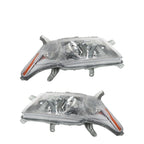 Headlights for Toyota Highlander (2011–2013) Left + Right Halogen Clear Lens