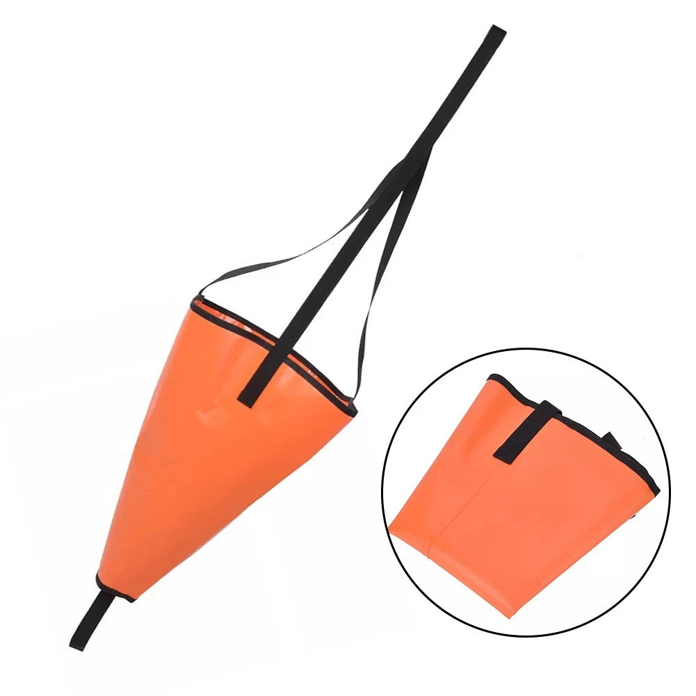 1pc PVC Sea Anchor for Kayaks and Boats with Reinforced Strap