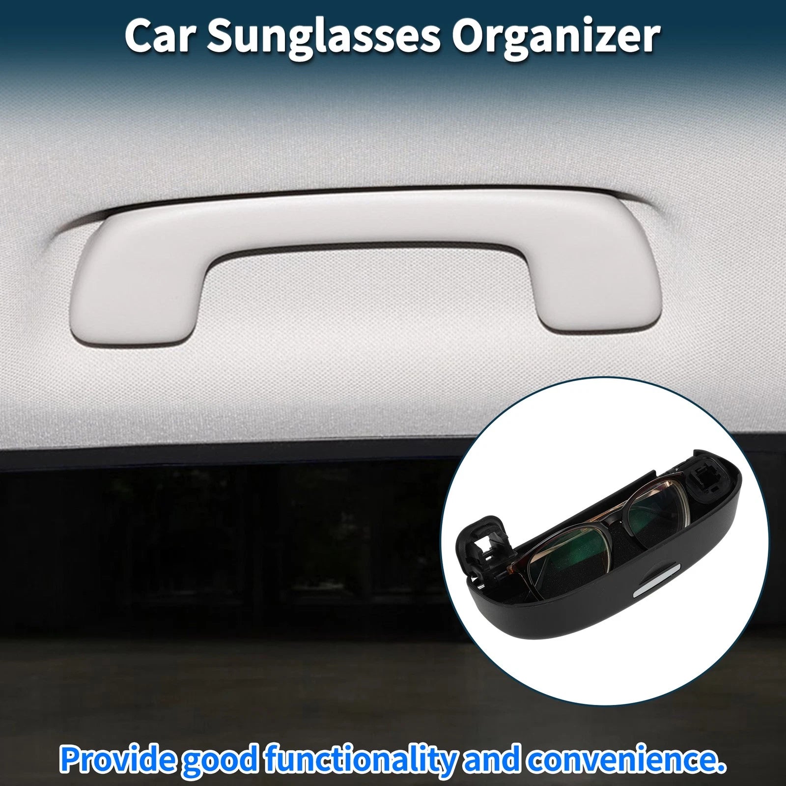 Sunglasses Case for Toyota C-HR (2016–2023) Eyeglasses Holder Storage Box