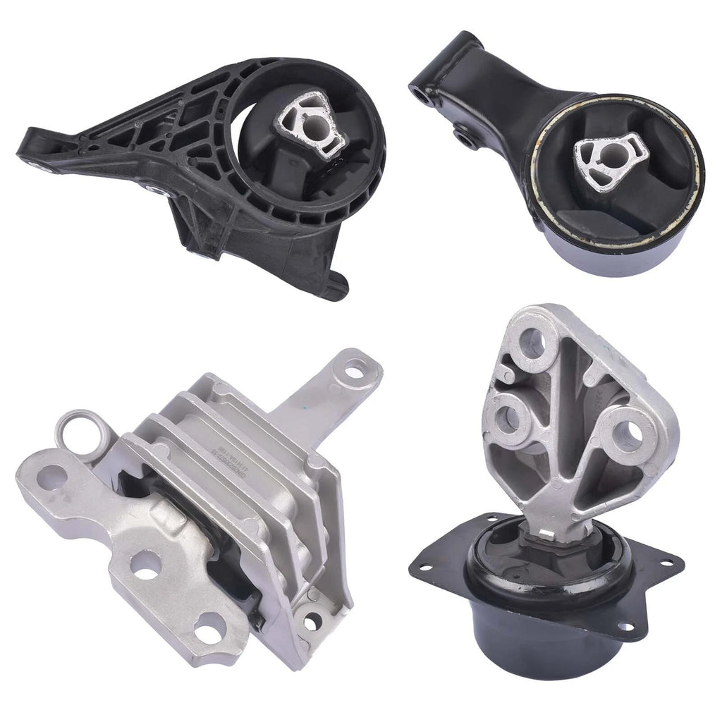 Set of 4 Engine Motor & Transmission Mounts for Chevy Malibu (2013–2015)