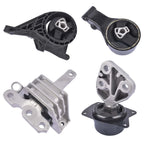 Set of 4 Engine Motor & Transmission Mounts for Chevy Malibu (2013–2015)