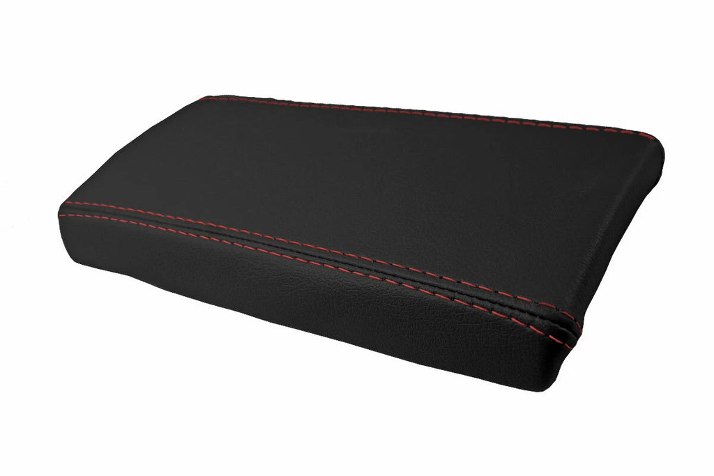 Console Lid Pull Over Cover Leather for Mazda Miata MX5 (1990–1997) Red Stitch