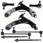 8PCS Front Lower Control Arms Tie Rods Sway Bars Kit for Chevy HHR & Cobalt (2005–2010)