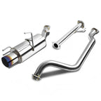 4" Burnt Muffler Tip Catback Exhaust for Nissan Sentra SE-R Spec V (2002–2006)