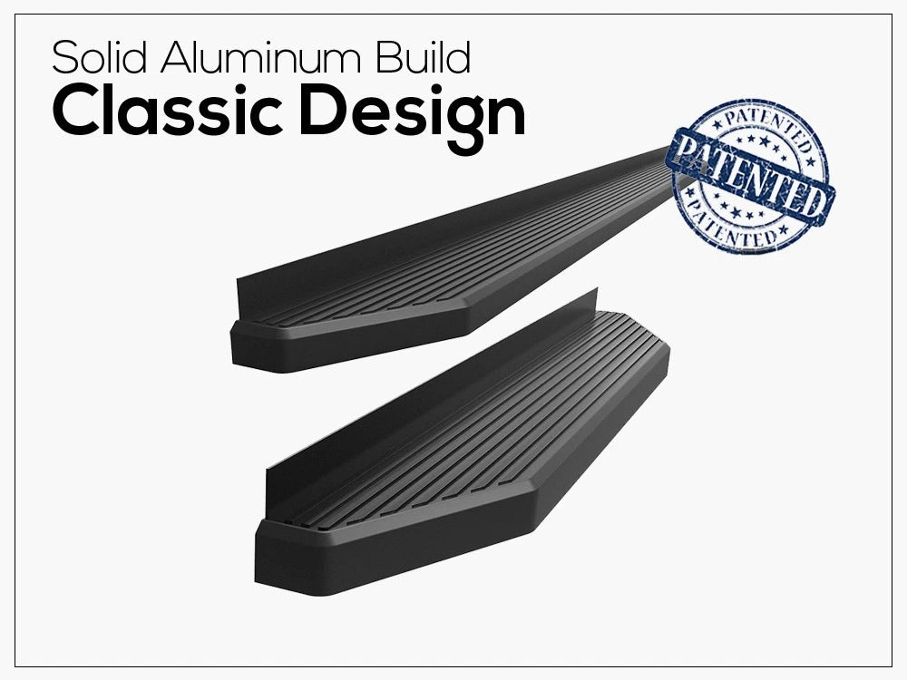 iBoard Running Boards for Nissan NV 1500 2500 (2012-2021) Black